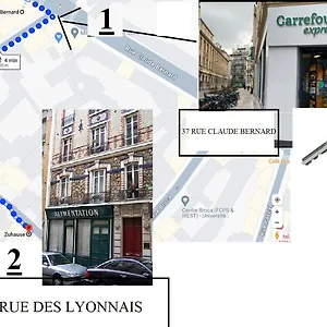 Apartamento Petite Maison Avec Cour Dans Les Beaux Quartiers-vous Faites Le Menage- Very Good Prices For T-h-e Location But You Have To Clea-n Th-e Flat, París